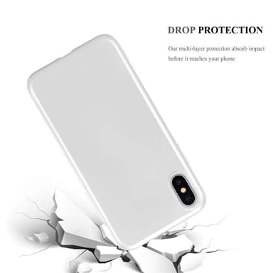 Skal iPhone XS MAX Fodral Case (Silver)