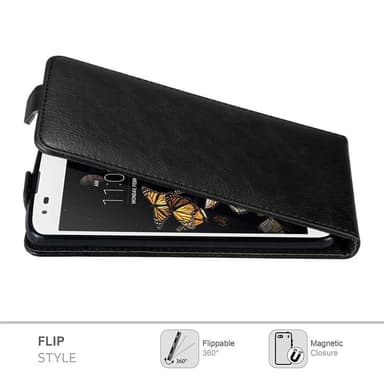 LG K8 2016 Flipfodral Skal (Svart)