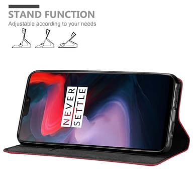 OnePlus 6 Skal Fodral Case (Röd)