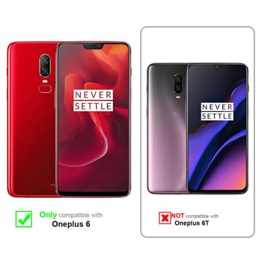 OnePlus 6 Skal Fodral Case (Röd)