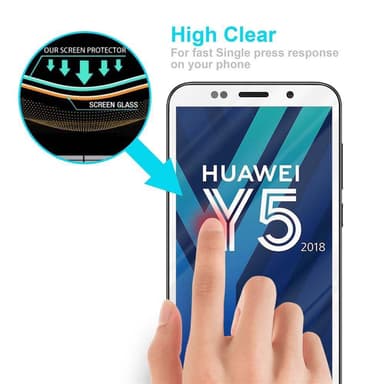 Huawei Y5 PRIME 2018 / Y5 2018 Skyddsglas Skyddsfilm