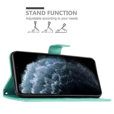iPhone 11 PRO MAX Plånboksfodral Skal (Turkos)