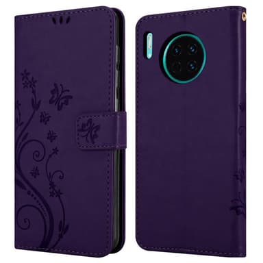 Huawei MATE 30 Plånboksfodral Skal (Lila)