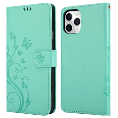 iPhone 11 PRO MAX Plånboksfodral Skal (Turkos)