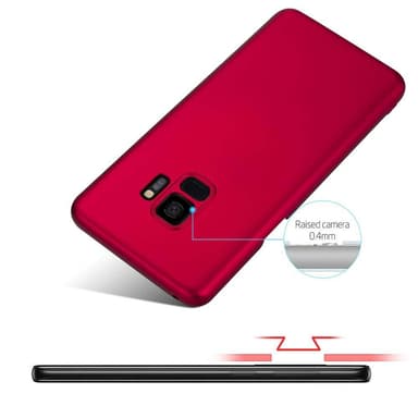 Samsung Galaxy S9 Skal Fodral Case (Röd)