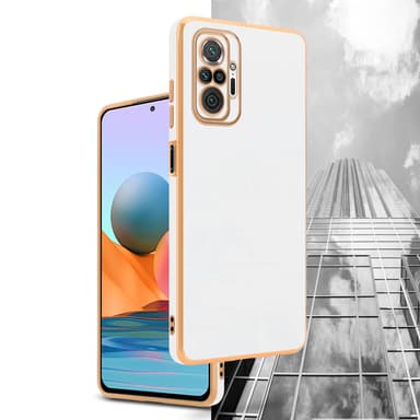 Xiaomi RedMi NOTE 10 PRO Skal Fodral Case (Vit)