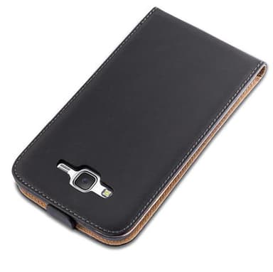 Samsung Galaxy J7 2015 Flipfodral Skal (Svart)