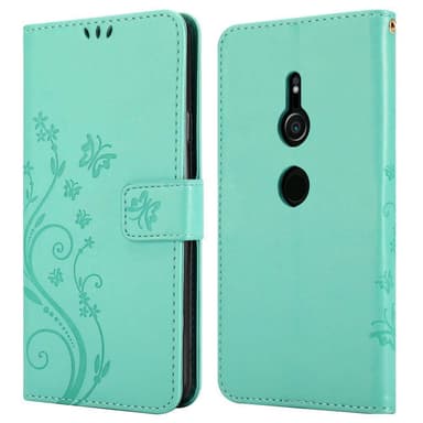 Sony Xperia XZ2 Plånboksfodral Skal (Turkos)