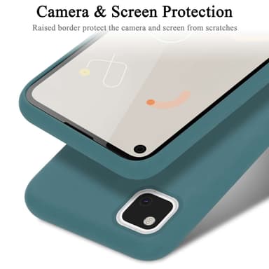 Google PIXEL 4A 5G Skal Fodral Case (Grön)
