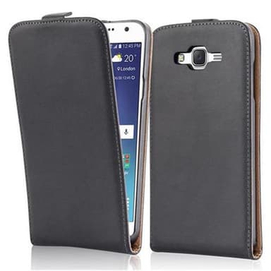 Samsung Galaxy J7 2015 Flipfodral Skal (Svart)