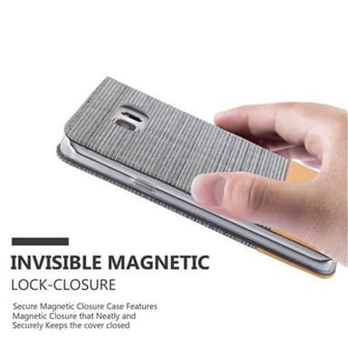 Samsung Galaxy NOTE 5 Plånboksfodral Skal (Grå)
