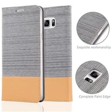 Samsung Galaxy NOTE 5 Plånboksfodral Skal (Grå)