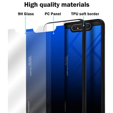Samsung Galaxy A80 / A90 4G Skal Fodral Case (Svart)