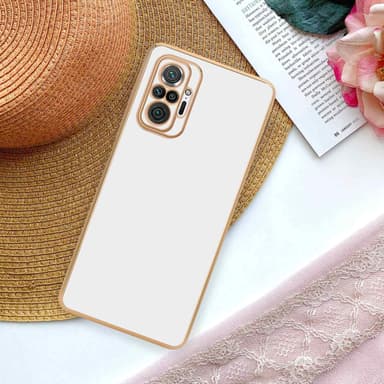 Xiaomi RedMi NOTE 10 PRO Skal Fodral Case (Vit)