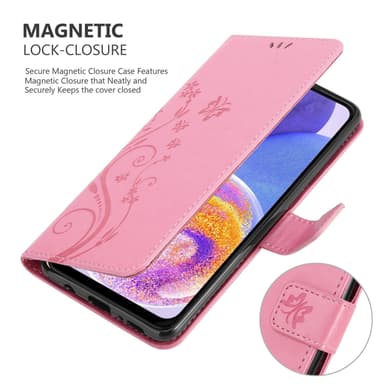 Samsung Galaxy A23 4G Plånboksfodral Skal (Rosa)