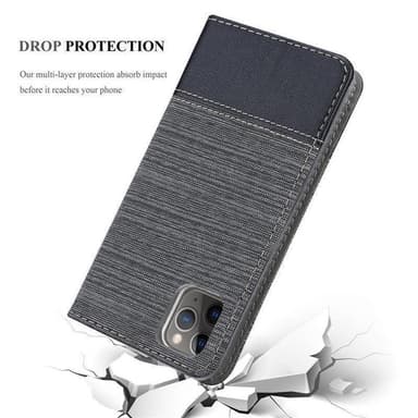 iPhone 11 PRO Plånboksfodral Skal (Grå)