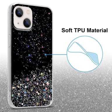 iPhone 14 Skal Fodral Case (Svart)