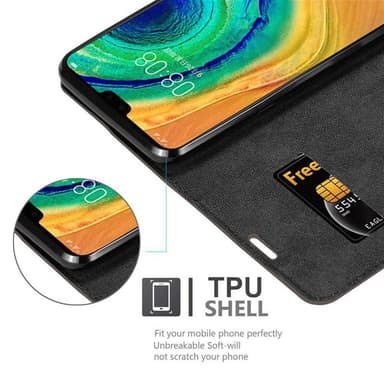 Huawei MATE 30 Skal Fodral Case (Brun)