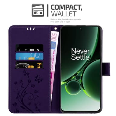 OnePlus Nord 3 5G Plånboksfodral Skal (Lila)
