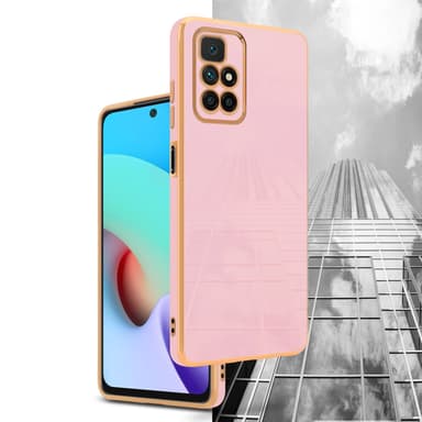 Xiaomi RedMi 10 Skal Fodral Case (Rosa)
