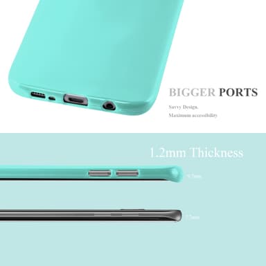Samsung Galaxy S7 EDGE Skal Fodral Case (Grön)