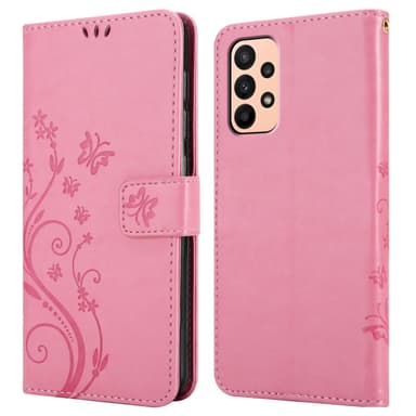 Samsung Galaxy A23 4G Plånboksfodral Skal (Rosa)