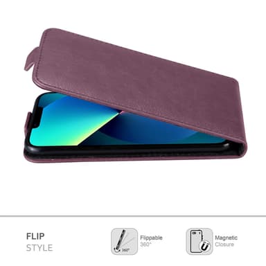 iPhone 13 PRO Flipfodral Skal (Lila)