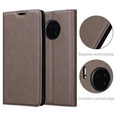 Huawei MATE 30 Skal Fodral Case (Brun)