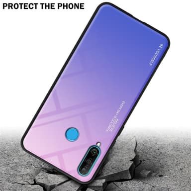 Huawei P30 LITE Skal Fodral Case (Svart)