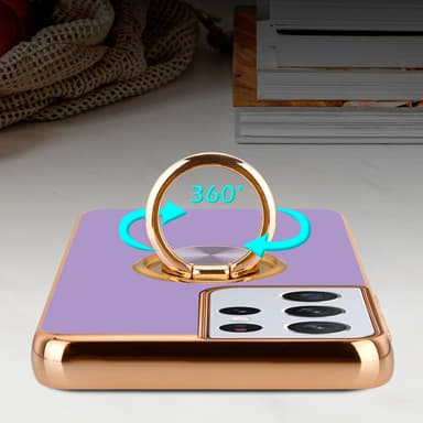 Samsung Galaxy S21 ULTRA Skal Fodral Case (Lila)