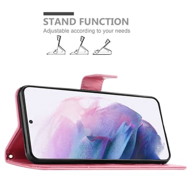 Samsung Galaxy S21 5G Plånboksfodral Skal (Rosa)