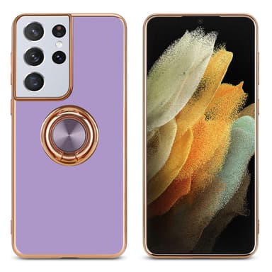 Samsung Galaxy S21 ULTRA Skal Fodral Case (Lila)
