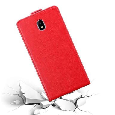 Samsung Galaxy J7 2017 Flipfodral Skal (Röd)
