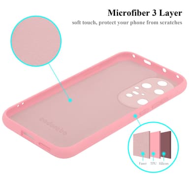 Huawei P50 PRO Skal Fodral Case (Rosa)