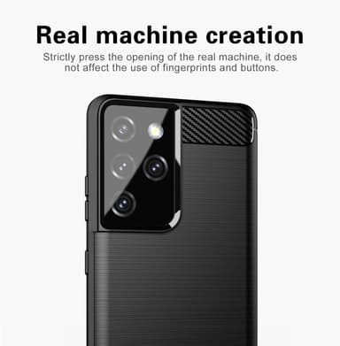 Samsung Galaxy S21 ULTRA Skal Fodral Case (Svart)