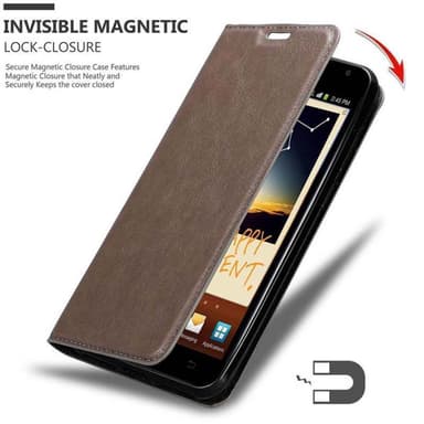 Samsung Galaxy NOTE 1 Skal Fodral Case (Brun)