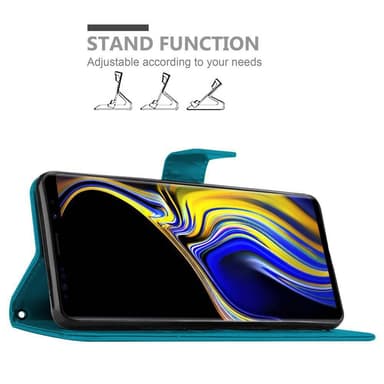 Samsung Galaxy NOTE 9 Plånboksfodral Skal (Blå)