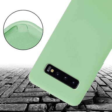 Samsung Galaxy S10 4G Skal Fodral Kedja (Grön)