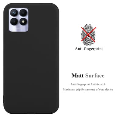 Skal Realme 8i / Narzo 50 4G Fodral Case (Svart)
