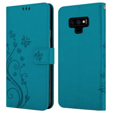 Samsung Galaxy NOTE 9 Plånboksfodral Skal (Blå)