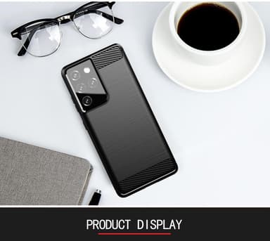 Samsung Galaxy S21 ULTRA Skal Fodral Case (Svart)