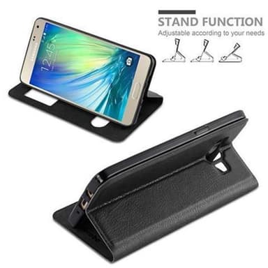 Samsung Galaxy A5 2015 Plånboksfodral Skal (Svart)
