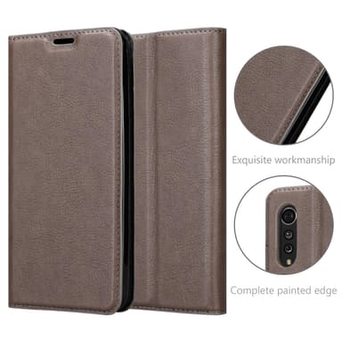 LG Velvet Skal Fodral Case (Brun)