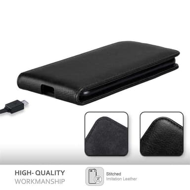 Sony Xperia X COMPACT Flipfodral Skal (Svart)