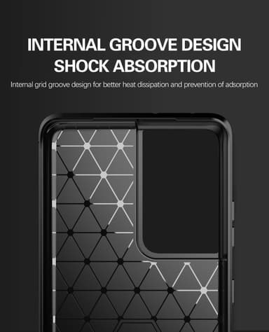 Samsung Galaxy S21 ULTRA Skal Fodral Case (Svart)