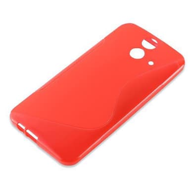 HTC ONE E8 Skal Fodral Case (Röd)