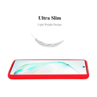 Skal Samsung Galaxy NOTE 10 Fodral Case (Röd)