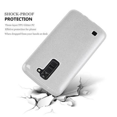 LG K7 2016 Skal Fodral Case (Silver)