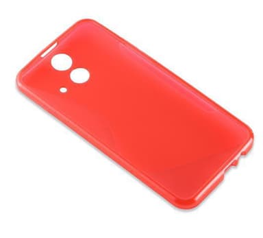 HTC ONE E8 Skal Fodral Case (Röd)