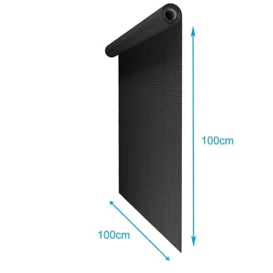 Flugnät Insektsnät Fönsterdörr Fiberglas 100 cm (svart)